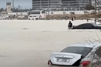 Πλημμύρες στην έρημο: Καμήλες παρασύρονται από τα ορμητικά νερά