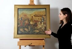 Ο σημαντικός πίνακας του Θεόφιλου "Ο Καραϊσκάκης καταδιώκων τον Κιουταχή" σε δημοπρασία