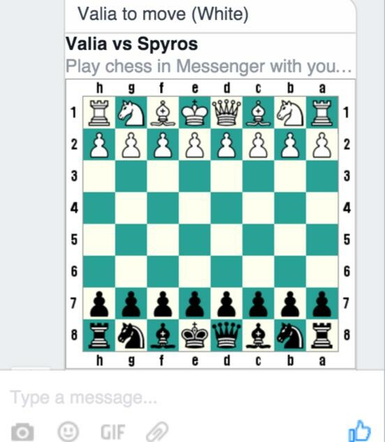 Παίξτε τώρα σκάκι στο Facebook, μέσω του Messenger