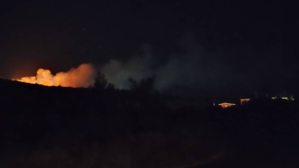 Φωτιά στην Κεφαλονιά - Κοντά σε κατοικημένη περιοχή οι φλόγες