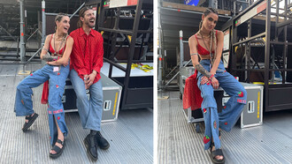 Η Αντωνία Καούρη εντυπωσίασε με σανδάλια Dr. Martens στη συναυλία των Coldplay στην Αθήνα