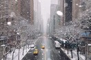 Μάρτιος με χιονοθύελλα στη Νέα Υόρκη - Στα λευκά υποδέχτηκαν την άνοιξη