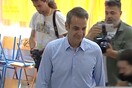 Εκλογές 2019: Μαζί με τον γιο του ψήφισε ο Κυριάκος Μητσοτάκης - «Ο λόγος ανήκει στους πολίτες»