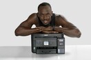 Epson και Usain Bolt συνεργάζονται για την προώθηση της τεχνολογίας εκτύπωσης χωρίς φύσιγγες μελανιών στην Ευρώπη