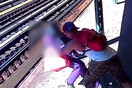 Video shows man violently toss random woman onto Bronx subway tracks 