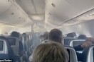Πανικός σε πτήση: Καμπίνα και πιλοτήριο γέμισαν καπνούς- Επιβάτες κλαίνε και ουρλιάζουν