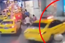 Κίνα: Οδηγός ταξί πέφτει πάνω σε οικογένεια- Σε σιδηροδρομικό σταθμό