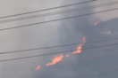 Φωτιά στον Κουβαρά: Βίντεο-ντοκουμέντα από το σημείο - Κοντά σε σπίτια οι φλόγες, ακούγονται εκρήξεις