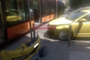 Τραμ συγκρούστηκε με ταξί στο κέντρο του Πειραιά
