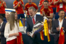 Πρωταθλήτρια Ευρώπης η Ισπανία: Η κόρη του βασιλιά Φιλίππου αρνήθηκε να σηκώσει το τρόπαιο 