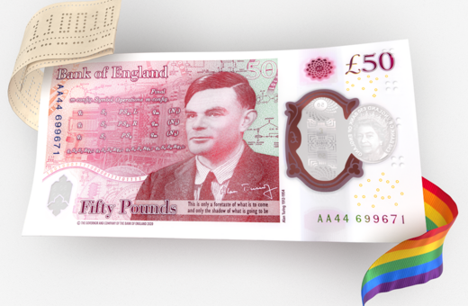 Βρετανία: Το νέο χαρτονόμισμα των 50 λιρών, με το πρόσωπο του μαθηματικού Άλαν Τούρινγκ