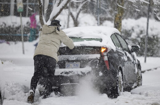 ‘I had to do it to save everyone’: Man breaks into school and shelters nearly a dozen people from blizzard