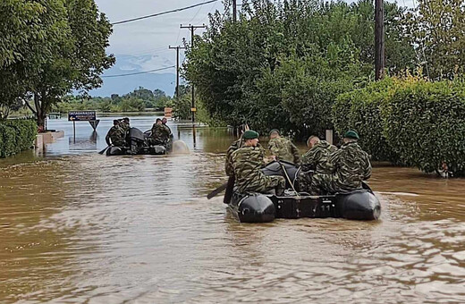 Πλημμύρες: Στη Θεσσαλία ειδικός λόχος πυρηνικής, βιολογικής και χημικής άμυνας