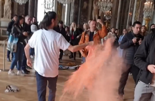  Γιατί έριξαν οι ακτιβιστές πορτοκαλί σκόνη στις Βερσαλλίες