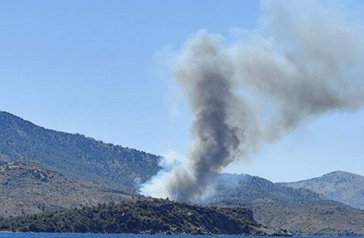 Φωτιά στην Χίο: Μήνυμ από το 112