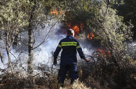 Φωτιά στο Ηράκλειο Κρήτης - Άμεση κινητοποίηση της Πυροσβεστικής