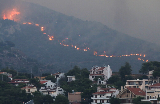 Φωτιά στην Αττική: Σε 15 λεπτά οι φλόγες έφτασαν από τον Διόνυσο στην Πεντέλη