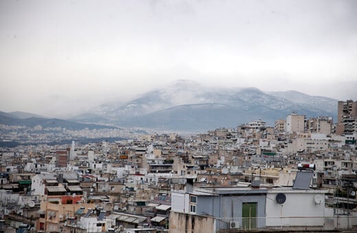 Καιρός: Βροχές και χιόνια, θα «ασπρίσει» και η Πάρνηθα τις επόμενες ημέρες