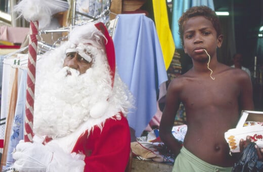 Ο Papai Noel (αϊ Βασίλης) σταμάτησε στο Ρίο