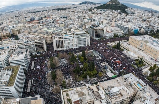 Συγκέντρωση για τα Τέμπη: Τέσσερις συλλήψεις και 27 προσαγωγές στην Αθήνα