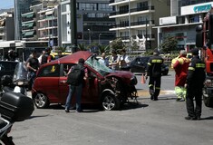 Σοβαρό τροχαίο στη λεωφόρο Συγγρού