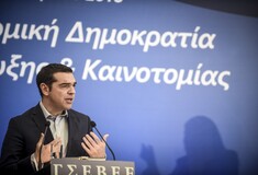 Ο Τσίπρας εγκαινίασε την διασύνδεση των Κυκλάδων με το ηπειρωτικό δίκτυο ηλεκτροδότησης