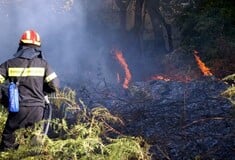 Πυρκαγιές στα Χανιά, ενώ πνέουν θυελλώδεις άνεμοι-Ένας νεκρός από πτώση δέντρου