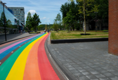 The Netherlands just unveiled the longest rainbow bike path in the world