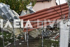 Ηλεία: Σαρωτικό πέρασμα ανεμοστρόβιλου -Ζημιές σε σπίτια, ξεριζώθηκαν σπίτια