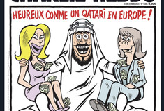 Το Qatargate στο εξώφυλλο του Charlie Hebdo: «Ευτυχής σαν Καταριανός στην Ευρώπη»