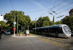 Διακόπηκε η κυκλοφορία στη στάση «Συγγρού-Φιξ» του τραμ