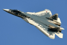 Η Ουκρανία λέει ότι χτύπησε για πρώτη φορά ρωσικό μαχητικό Sukhoi Su-57 τελευταίας γενιάς