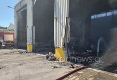 Χανιά: Ζημίες 3 εκατ. ευρώ άφησε πίσω της η φωτιά στο εργοστάσιο ανακύκλωσης 
