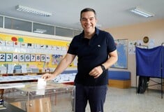 Ευρωεκλογές 2024: Ο Αλέξης Τσίπρας ψήφισε στην Κυψέλη