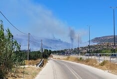 Φωτιά στην Κερατέα: Σπίτια παραδόθηκαν στις φλόγες, «Απομακρυνθείτε προς Λαύριο»