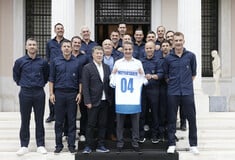 Η συνάντηση του Κυριάκου Μητσοτάκη με την Εθνική Ομάδα του Euro 2024