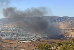 Φωτιά τώρα στον Ασπρόπυργο - Μήνυμα 112 για τους καπνούς