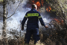 Υπό έλεγχο η φωτιά στα Σβορωνάτα Κεφαλονιάς