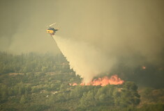 Προς τη Σταμάτα κινείται η φωτιά του Βαρνάβα - Μήνυμα 112 για εκκένωση