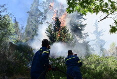 Φωτιά στην Αττική: Στην Πεντέλη το κύριο μέτωπο - Χιλιάδες κάτοικοι φεύγουν από τα σπίτια τους