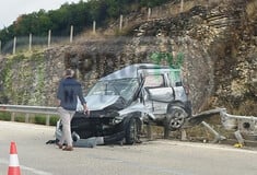 Τροχαίο δυστύχημα στα Γιάννενα - Έχασε τον έλεγχο του αυτοκινήτου και έπεσε στις μπάρες