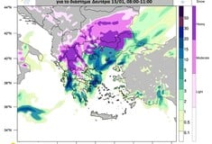 Meteo: Χάρτες με τα χιόνια και τις καταιγίδες του διημέρου