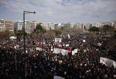 Θεσσαλονίκη: Χιλιάδες κόσμου στη συγκέντρωση για τα Τέμπη