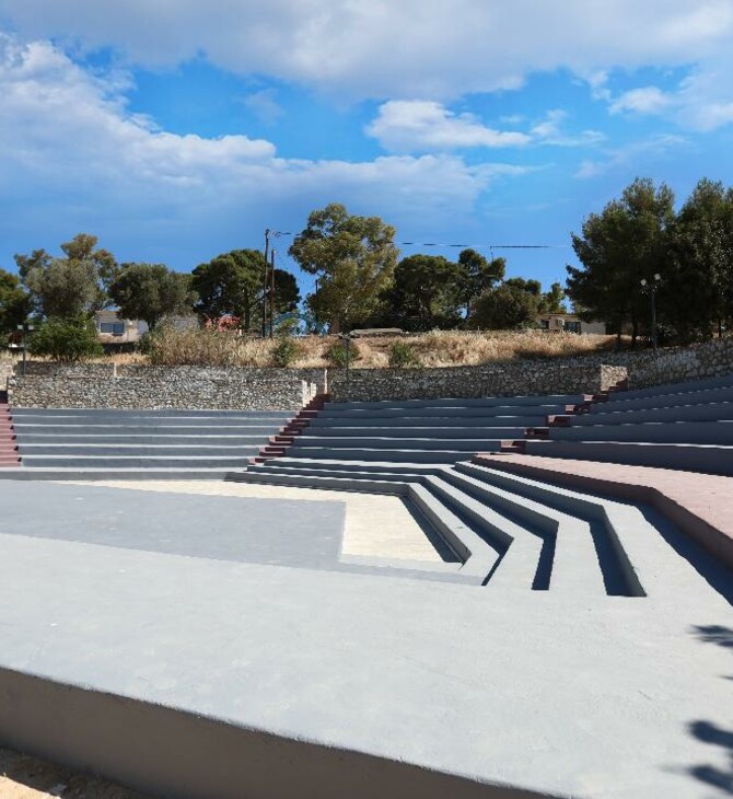 Έτοιμο για το κοινό το ανοικτό θέατρο του Πάρκου «Αντώνης Τρίτσης» - Φωτογραφίες