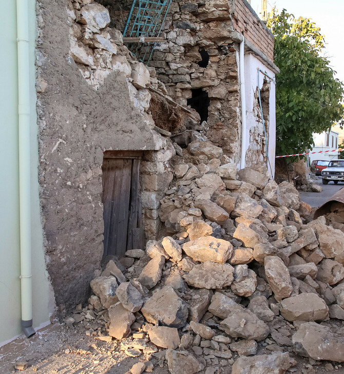 Άνοιξε η πλατφόρμα των αιτήσεων από τους σεισμόπληκτους της Κρήτης για τα μέτρα στήριξης