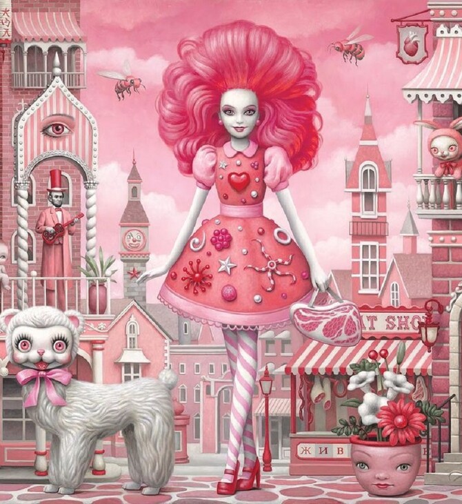 Mark Ryden Paints Sinister Barbie in Mattel Collab