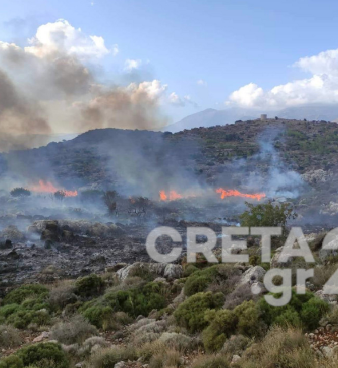 Ηράκλειο: Έκτη φωτιά στο δάσος της Κέρης, μέσα σε 4 μήνες