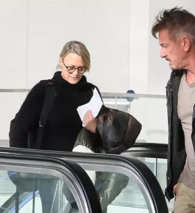 Sean Penn and Robin Wright Seen Together for First Time in Years at Los Angeles Airport