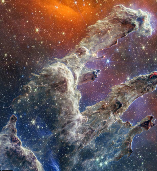 NASA: Εντυπωσιακές εικόνες για τους «Στύλους της Δημιουργίας» από το τηλεσκόπιο James Webb 