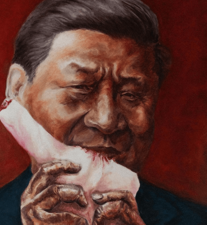 Αυστραλός καλλιτέχνης απεικονίζει τον Σι Τζινπίνγκ ως κανίβαλο- Αντιδράσεις από την Κίνα
